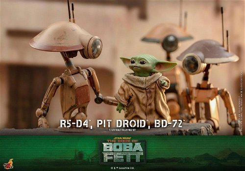 Hot Toys Star Wars The Mandalorian Action Figures 1/6 R5-D4, Pit Droid, & BD-72 - 4