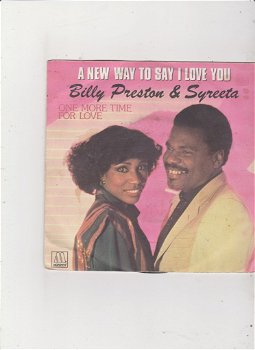 Single Billy Preston/Syreeta- A new way to say I love you - 0