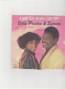 Single Billy Preston/Syreeta- A new way to say I love you