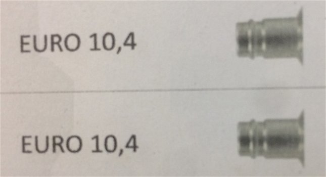 Snelkoppelingen voor perslucht 10mm, (type en compatibel EURO 10,4 en ESI 11 of ESI 11/CB) - 3