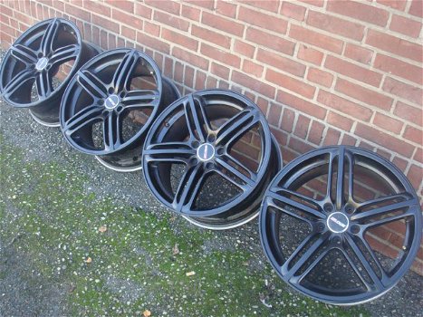 18’’Inch RS6 Zwart Black A3 A4 A6 Golf 5 6 7 Eos Leon Altea Octavia Passat 5x112 - 2