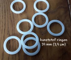 Kunststof ringen / haakringen - 39 mm