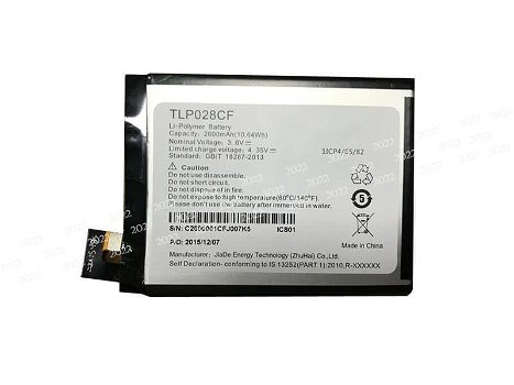 New battery TLP028CF 2800mAh/10.64WH 3.8V for TCL P561U P560M - 0