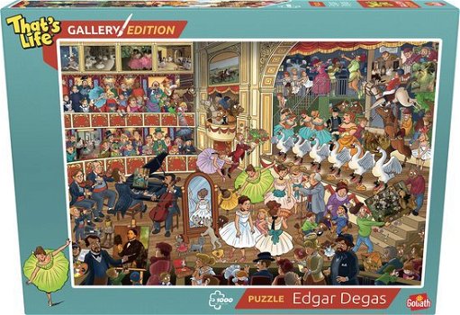 That’s Life Gallery Edition: Edgar Degas (1000 stukjes) Puzzel - 0