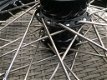 Harley custom velgen voor Shovel/Evo met RVS spaken, met zwarte naaf & rim - 4 - Thumbnail