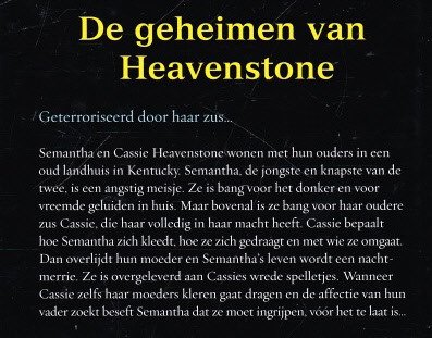 HEAVENSTONE SERIE COMPLEET 2 delen - Virginia Andrews - 1