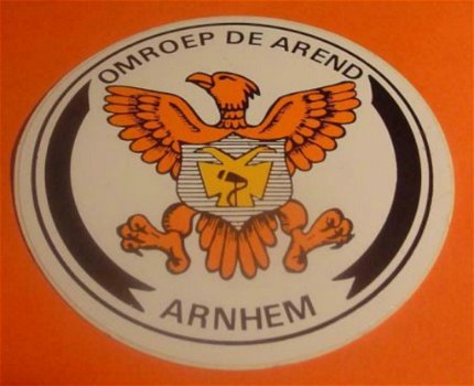 Sticker omroep de Arend Arnhem - 0