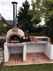 Pizzaoven bakoven tuinoven houtgestookte steenoven 100/70cm - 2 - Thumbnail