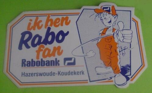 Stickers Ik ben Rabo fan Amsterdam(Rabobank) - 3