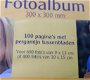 Roze fotoalbum met rozenafbeelding erop (nieuw in de folie) - 2 - Thumbnail