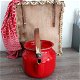 Emaille koffiepot theepot rood no1 - 1 - Thumbnail