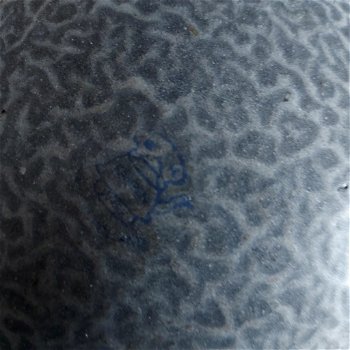 Emaille vergiet klein grijs gewolkt - 3