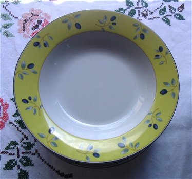 Als Nieuw! Prachtig Royal Doulton Blueberry servies.8 delig-32 stuks. - 2