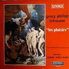 LP - Telemann - Les Plaisirs - Soloiste de Cologne, Helmut Müller-Brühl