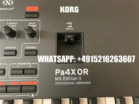 Verkoopt Korg Pa4X 76-toetsen Oriental MG2/Korg Pa5X 88 toetsen /Korg Pa1000 61-toetsen MG Edition - 3