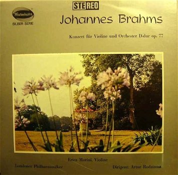 LP - BRAHMS - Erica Morini, viool - 0