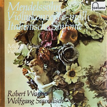 LP - Mendelssohn - Violinkonzert e-moll = Sinfonie Nr. 4 - 0