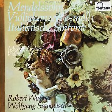 LP - Mendelssohn - Violinkonzert e-moll = Sinfonie Nr. 4
