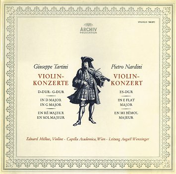 LP - Violinkonzert - Giuseppe Tartini*Pietro Nardini - Eduard Melkus, viool - 0