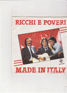 Single Ricchi E Poveri - Made in Italy