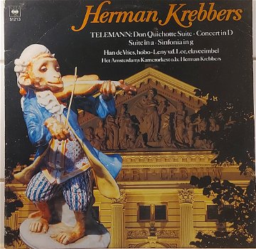 LP - Telemann - Don Quichotte Suite - Herman Krebbers, viool - 0