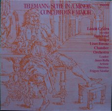 LP - Telemann - Suite in A minor, Concerto in F major - László Czidra