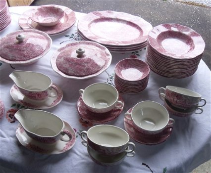 Wedgwood Dickens Coaching Days servies 84 delig. - 2