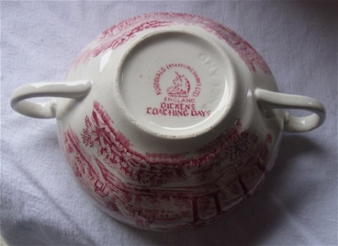 Wedgwood Dickens Coaching Days servies 84 delig. - 6