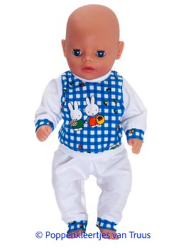 Baby Born Soft 36 cm Pyjama Nijntje/blauw/wit - 0