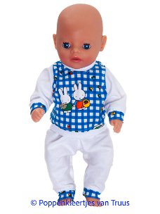 Baby Born Soft 36 cm Pyjama Nijntje/blauw/wit