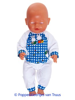 Baby Born 43 cm Pyjama Nijntje/blauw/wit - 0