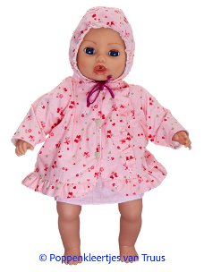 Baby Annabell 43 cm Jasje roze/hartjes/multi