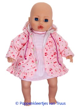 Baby Annabell 43 cm Jasje roze/hartjes/multi - 2