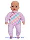 Baby Annabell 43 cm Pyjama roze/ruitjes/multi - 0 - Thumbnail