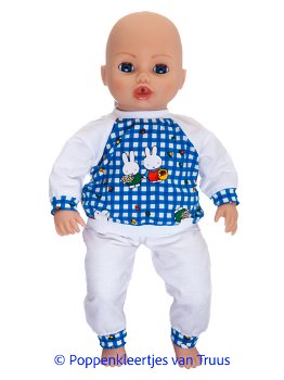 Baby Annabell 43 cm Pyjama Nijntje/blauw/wit - 0