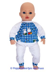 Baby Annabell 43 cm Pyjama Nijntje/blauw/wit