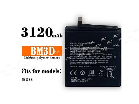 High-compatibility battery BM3D for Xiaomi MIUI 8se mi8se - 0
