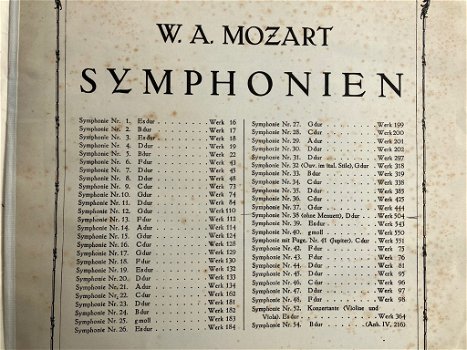 Mozart Symphonie Nr.38 - Dmajor Werk 504 - Breitkopf & Harte - 1