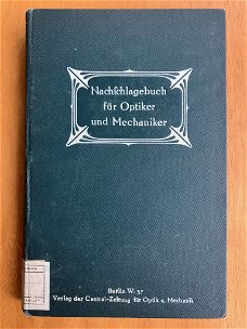 Nachschlagebuch für Optiker und Mechaniker