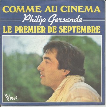 Philip Gersande – Comme Au Cinéma (1981) - 0