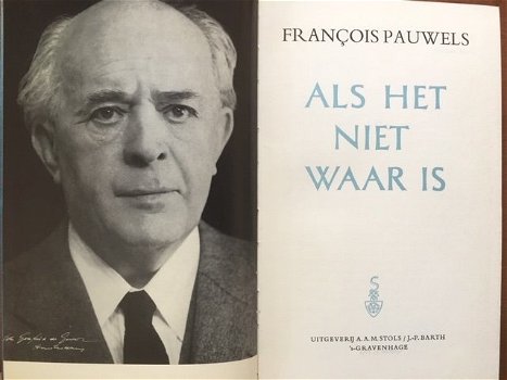 Als het niet waar is - Francois Pauwels - 1