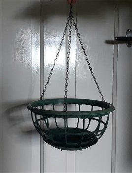 Hanging baskets met geïntegreerde schotel van kunststof - 1