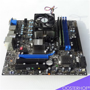 MSI 760GM-E51 AMD MB + AMD Athlon II X3 + 8Gb RAM - DEFECT - 3