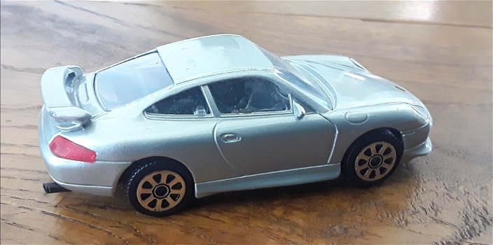 Bburago Porsche 911 Carrera zilver metalic - 2