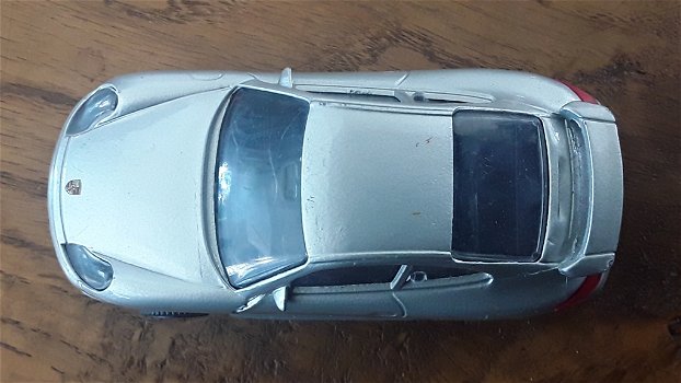 Bburago Porsche 911 Carrera zilver metalic - 3