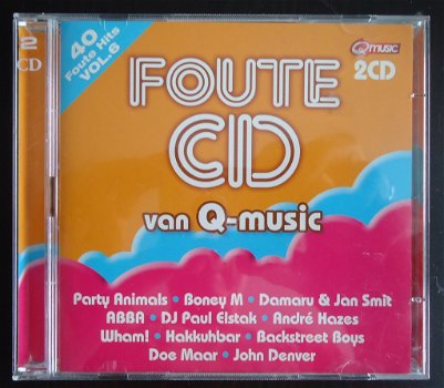 Te koop de originele dubbel-CD Foute CD Van Q-Music Volume 6 - 0