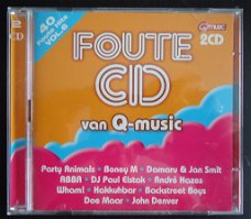 Te koop de originele dubbel-CD Foute CD Van Q-Music Volume 6