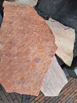 flagstones Brasil Rosso dikformaat € 41,95 p/m2 incl. btw - 3