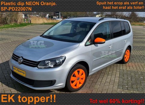 Motor of onderdelen met de EK NEON oranje? Spuit er plastic dip op!! - 4