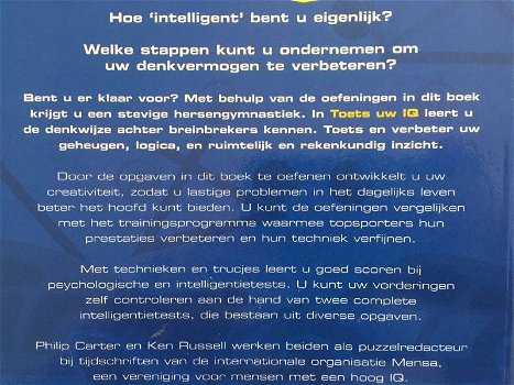 Toets uw IQ - Philip Carter, Ken Russell - 1